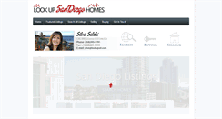 Desktop Screenshot of lookupsandiegohomes.com